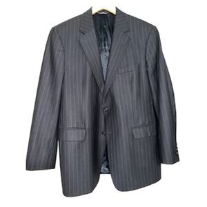 Brooks Brothers “346” Navy Wool Pinstripe 2 Pc Suit 43R/35x30